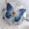 1 PC Automatic Folding Umbrella - Beautiful butterflies Pattern, Portable & Foldable Design with 8 Ribs, Christmas Birthday Gifts