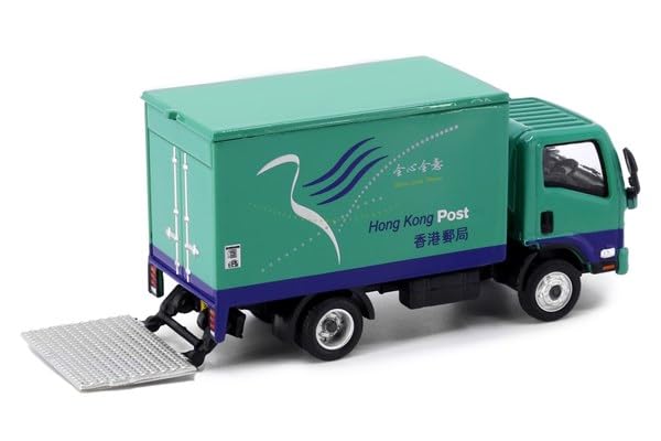 Tiny City Scale Isuzu N Series Hong Kong Post Office Truck Diecast Model Car 1/76 (with Accessories)
