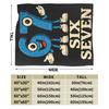 Warm Blanket Travel 67 Six Seven 6 7 Funny Italian Brainrot Gaming Meme Throw Blanket  Flannel Bedspread For Bedroom Bed Cover