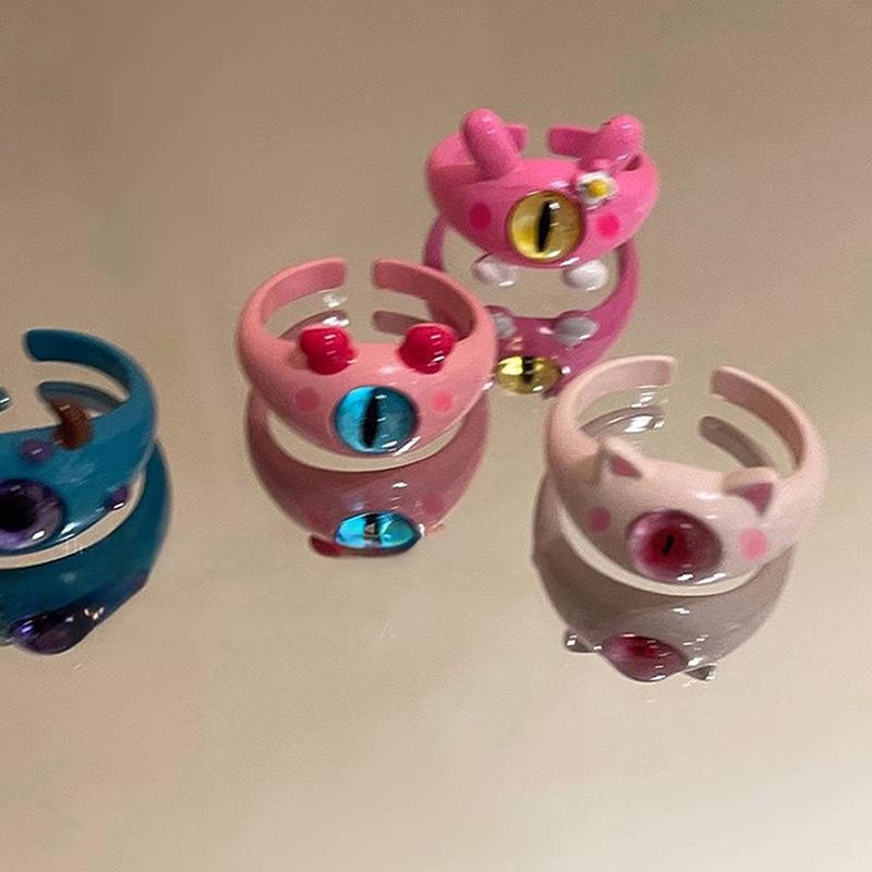 Korean Popular Cute Quirky Style Animal Ring Fashionable Personality Charm Ring Party Gift For Women Fine Jewelry Accessories