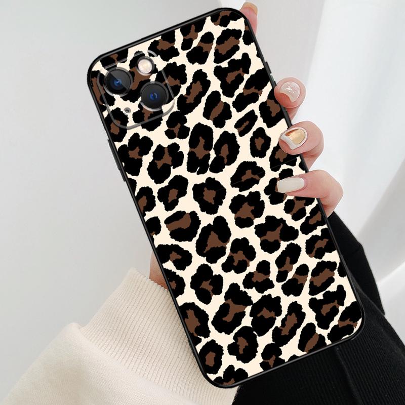 Leopard Pattern Animal Colorful Phone Case For iPhone 17 Pro Max 16 15 11 13 12 14 Pro Max mini 15 16 Plus 16e 17 Air Cover