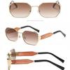 Fashion Sunglasses Small Frame Metal Sunglasses Non-polarized Fashion Accessory 