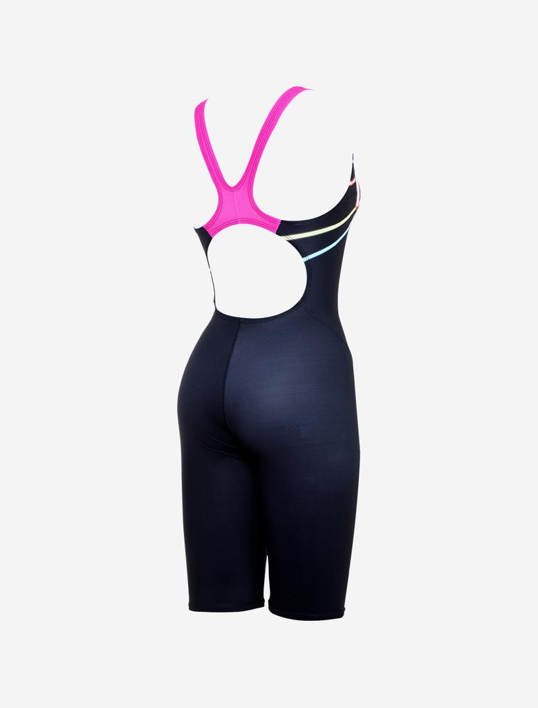 Toneidoseupocheu Neon 5-Part Half-Body X-Back Swimsuit