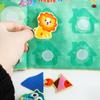 Soft Fabric Cloth Book with Stickers for Newborn Baby to Learn ABC Colors Animal Numbers Learning Words Montessori Geometric Shapes Activity Binder