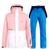 New Women's Ski Suit Winter Sports Breathable Warm Windproof Waterproof Skiing Snowboarding Jacket and Pants Men Ski Set Snowsuit