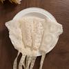 Korean Style Baby Girls' Lace Headband and Fontanelle Protector
