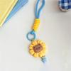 Cute Bear Rabbit Small Animal Flower Keychains Cartoon Kawaii Car Keyring Backpack Pendant Decoration Accessories Gifts
