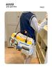 Women’s Large Capacity Color Block Gym & Travel Handbag