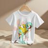 Fashion SpongeBob Kids Cartoon Anime Boys Girls Summer Fashion Casual Men's Women's Tshirts Children Adult Parent Child T Shirts