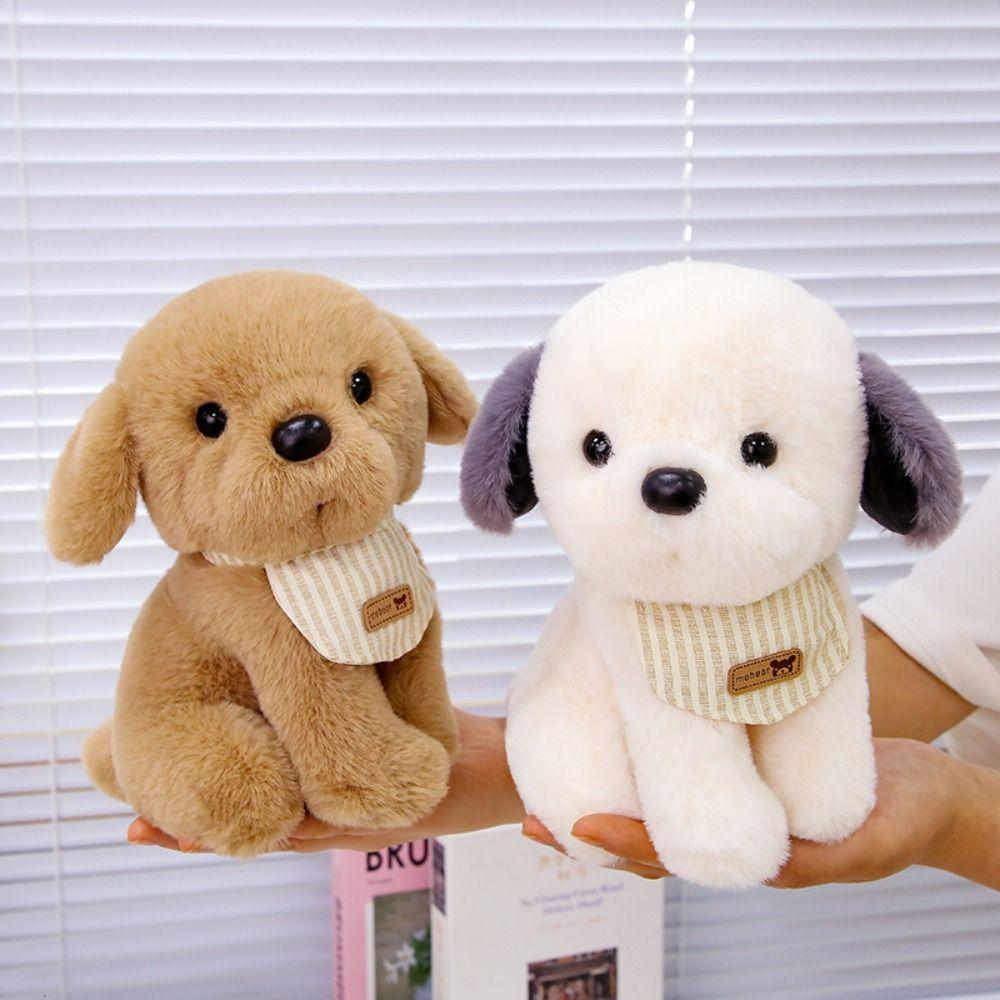 PP Cotton Cartoon Dog Plush Toys Interactive Stuffed Animal Dog Doll  Kids Gifts