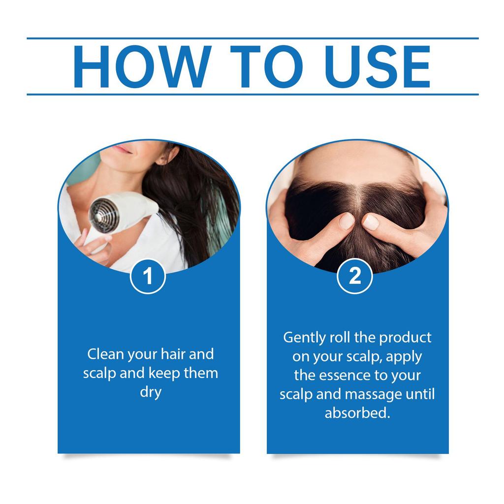 Hoegoa Haar-Roll-On-Essenz zur Kopfhautnährung und Haarfollikelpflege 25 ml