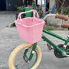 Durability Handwoven Child Bike Basket Convenient Storage Bike Front Basket Family Outing Bike Accessory