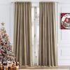 310cm Height 70 - 80 % Lightblocking Livingroom Space Windowpane Velvet Drapes Bedchamber Drapes DrapesSolidColorDrape