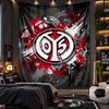 Wandbehang Tapisserie Mainz FC Druckstoff für Wohnzimmer Schlafzimmer Heimdekoration