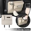 PU Leather Multifunctional Car Storage Bag Half-Cover Anti-Kick Mat Pad For VW Golf GTI Polo Tiguan Jetta Sharan Sportcoupe