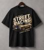 Street Racing Vintage Muscle Car T-Shirt – Retro Fast Lane Racing Graphic Tee