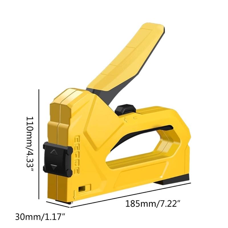 Stapler Guns Heavy Duty Staple Guns Tracker 3 in 1 Shooting Nailer Stapler for Furniture Woodworking Stapler Tools
