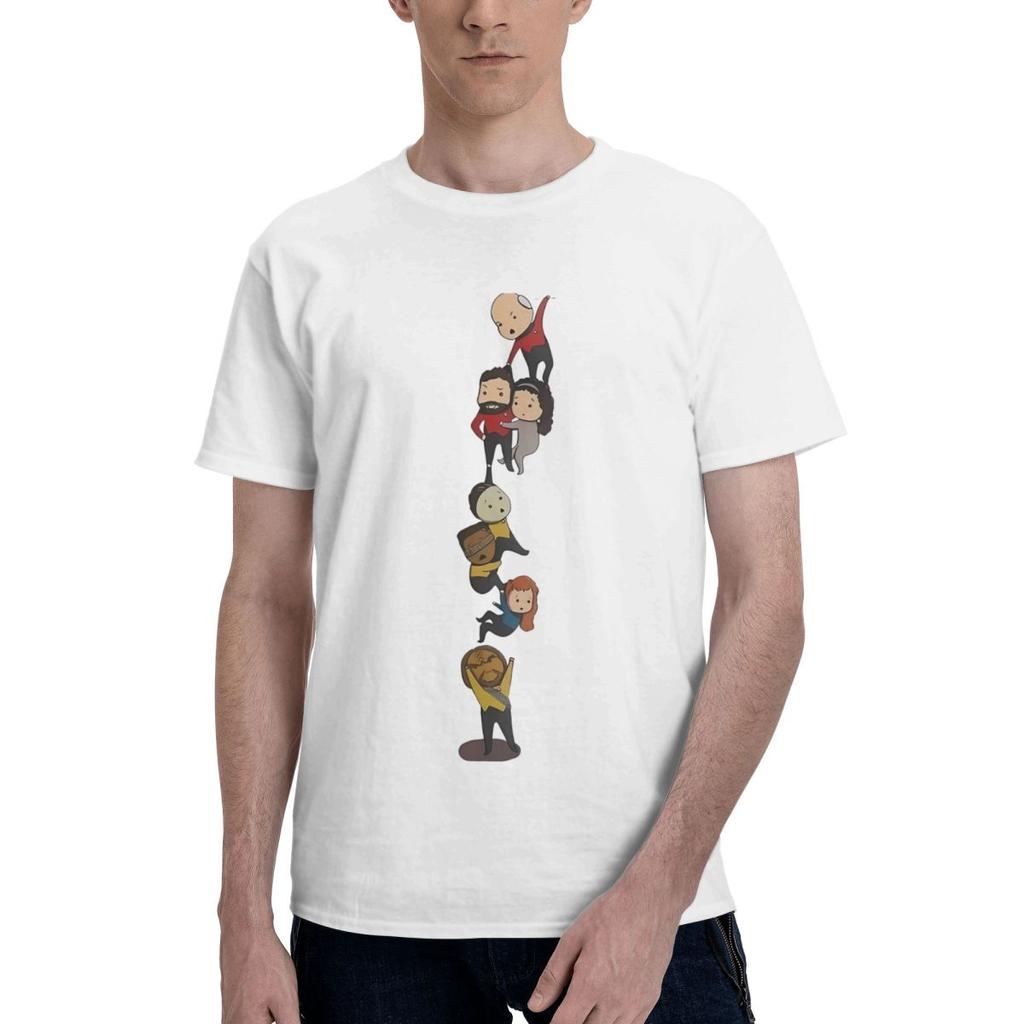 Chibi Stars Treks 100 Cotton Casual Breathable Confortable T Shirt Mens Designer Clothes Mens Gifts