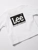Lee Logo Backprint Long Sleeve Size 150 T-Shirt, Kids, White,