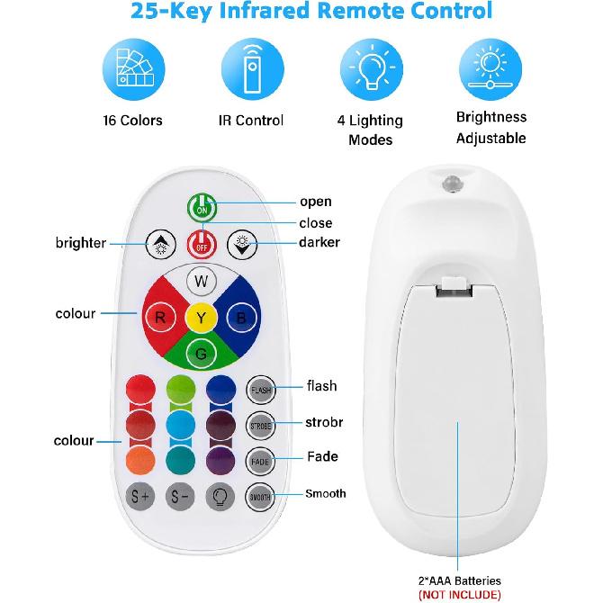 ROSHWEY Jellyfish Lamp Aquarium - 16 Color Large Jelly Fish Tank Light Christmas Gifts for Kids Adults, Table Lamp with Remote Control Bedroom Decor