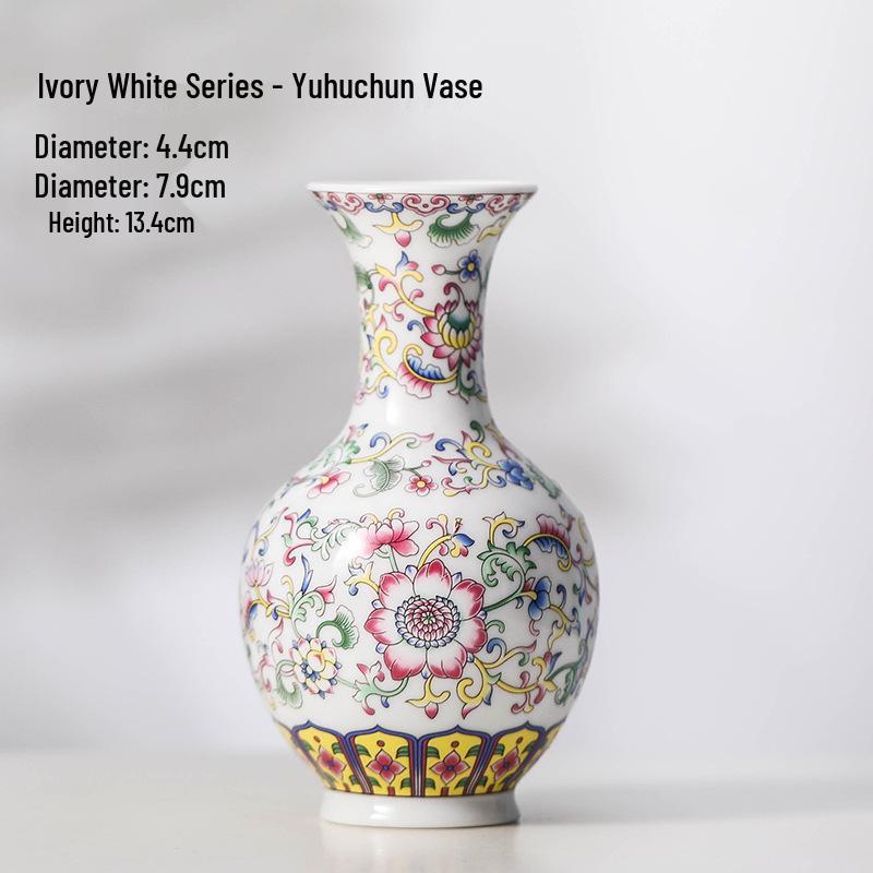 Antique Blue and White Chinese Porcelain Vase - European & American Handicraft for Flower Arrangements