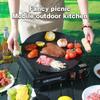 28/30/32cm Circular Frying Pan Korean Grilled Meat Plate Barbecue Plate  for Outdoor Travel Camping