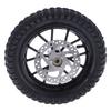 Rubber Front Wheel Tire 12.5x2.75in Disc Brake Sprocket Bolts for 47cc 49cc 2 Stroke Mini Dirt Bike