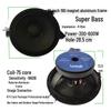 Aluminum Frame Full-range Speaker: 3" To 12" Sizes, Midrange & Heavy Bass