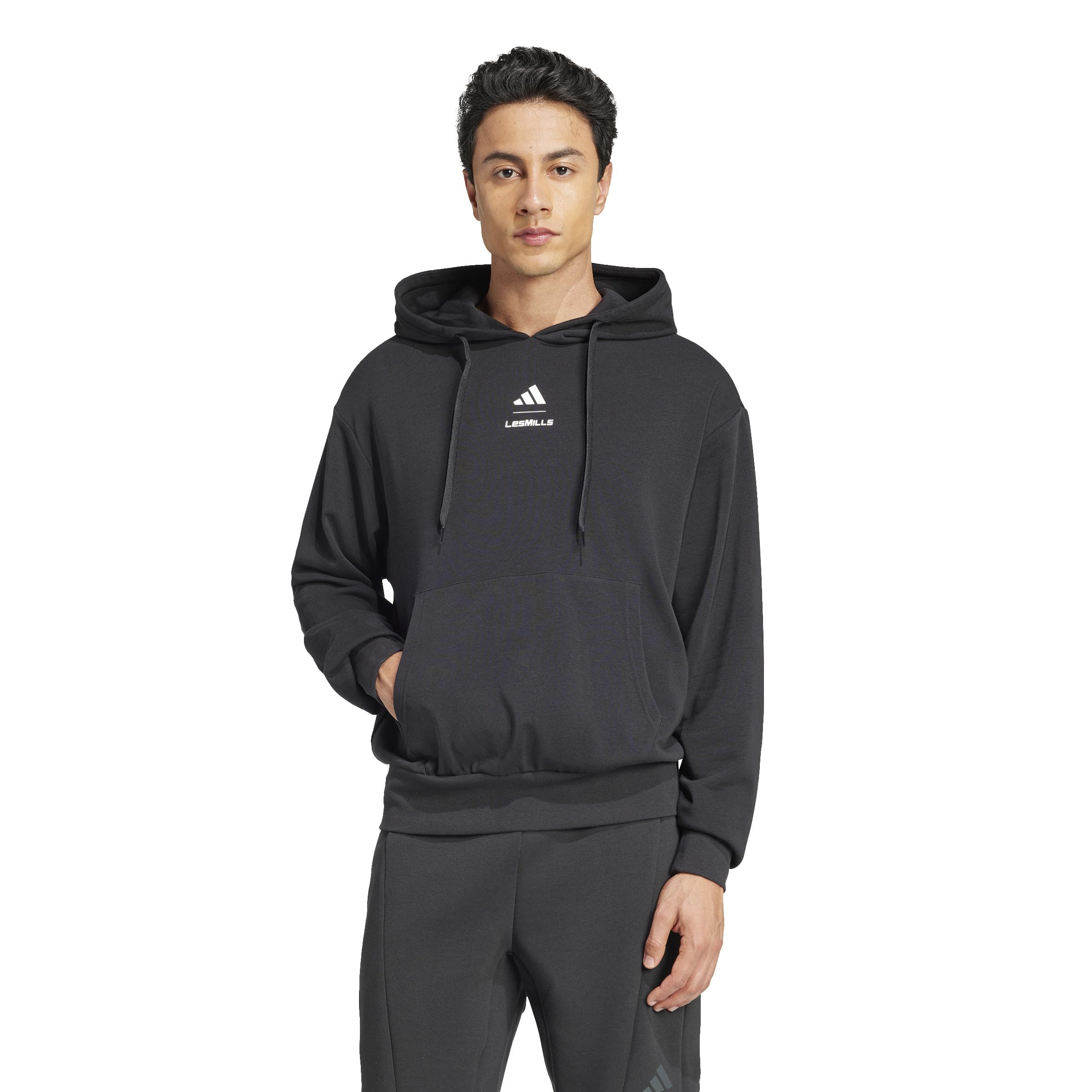 

Adidas Les Mills Graphic Hoodie KCK32 Black Men s (JN1299)