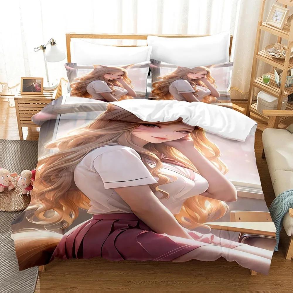 Sexy 3D Beauty Bedding Set Bed Cover Set Lovers Bedding Kids Luxury King Size Comforter Bedding Sets Queen Duvet Cover Set