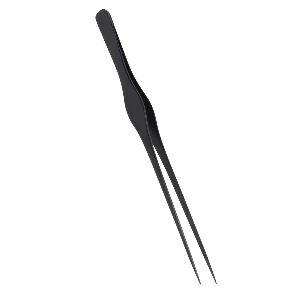 Stainless Steel Aquarium Tweezers Long Handle Fish Tank Forceps for Aquarium Plants Substrates Gravel Corals Matte