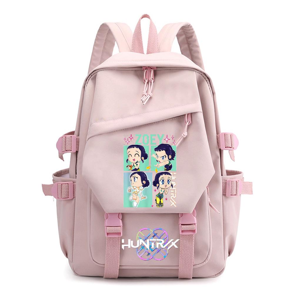 Anime K-Pop Printed Waterproof Backpack for Teen Boy Gril Schoolbag Children Student Women Large Capacity Travel Bag Kid Gift Mochila