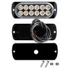 2Pcs 12LED Car Strobe Warning Light Grill Flashing Breakdown Emergency Lamp Car Truck Trailer Beacon Lamps LED Side Lights