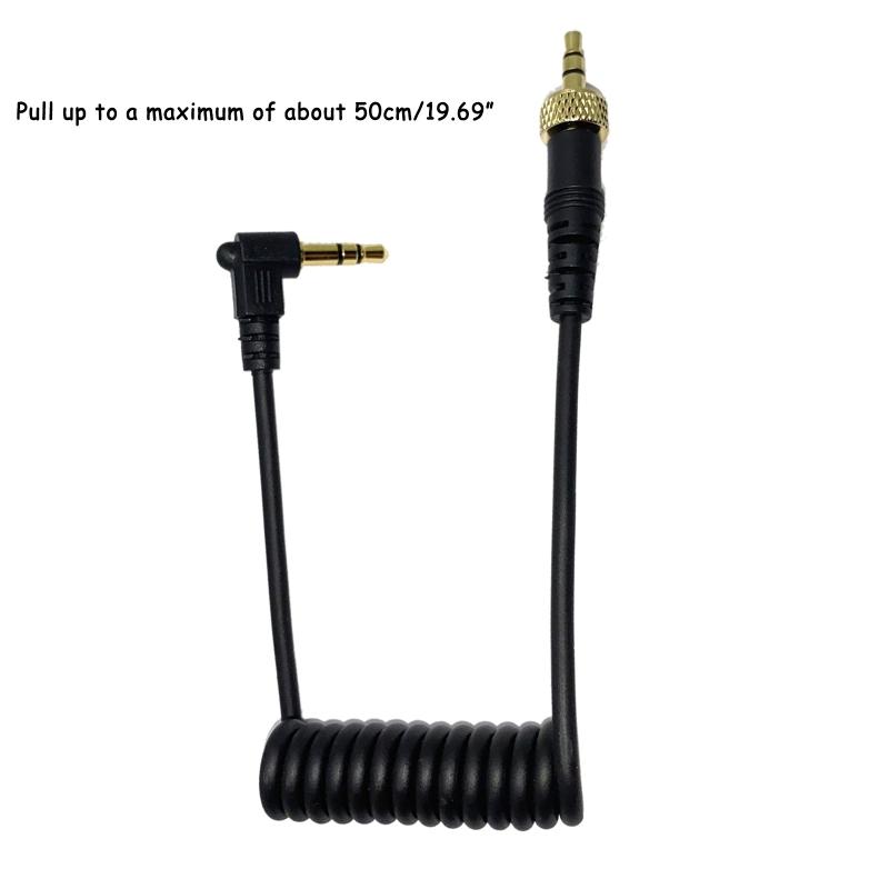 TRS 3.5mm Screw Lock Connection Plug Cable for  D11\D12\V1 Replacement Oxygen Free Copper Core Cable