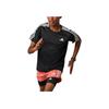 Adidas Own The Run 3-Stripes Tee Men Tops Black IQ3834