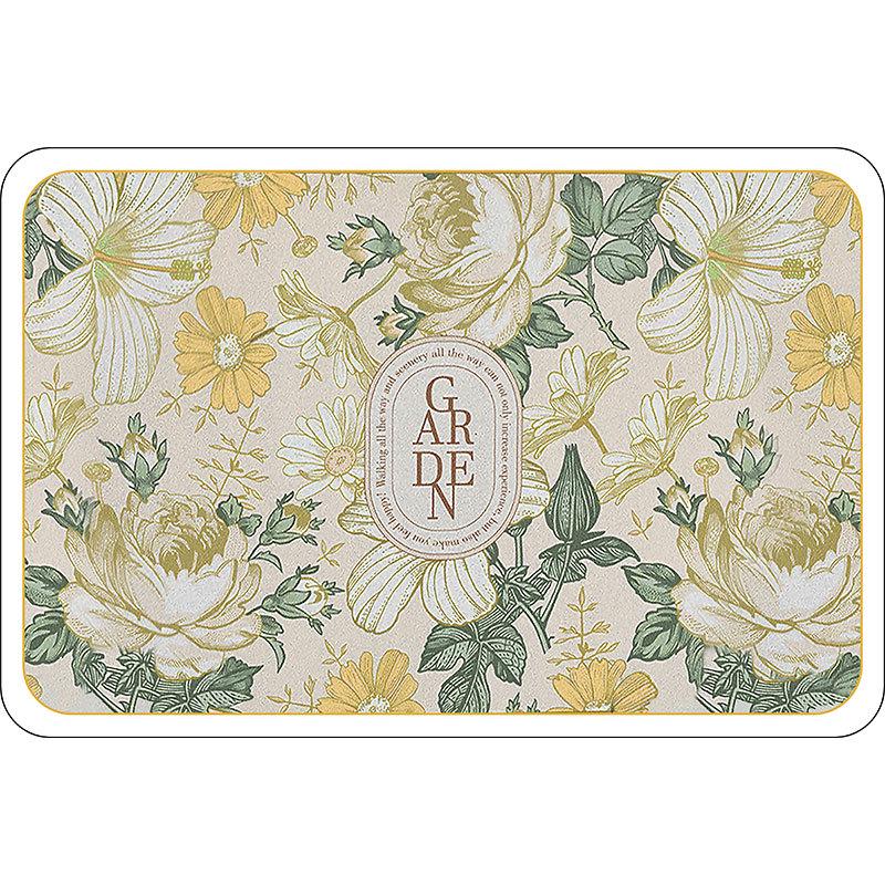 Diatomaceous Earth Absorbent Bathroom Door Mat - Stain-Resistant & Easy to Clean