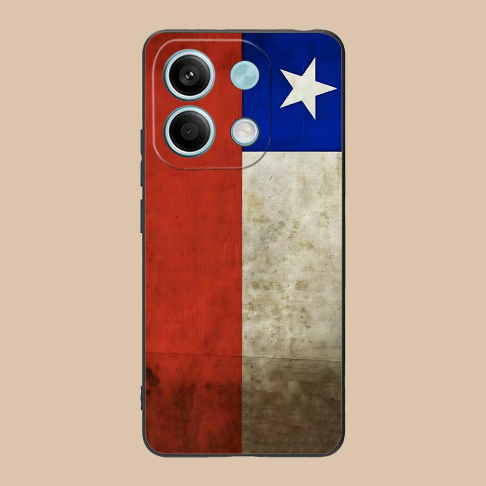 

Chile Flag Matte TPU Mobile Phone Case for POCO M7 M6 M5 M4 M3 X7 X6 X5 X4 X3 Pro GT 5G Colorful Printing Cover Poco X3 GT