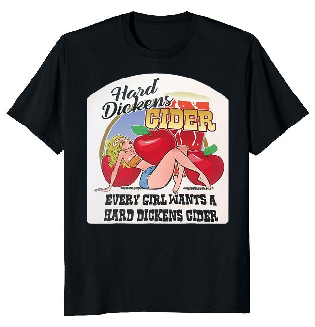 

Футболка унисекс Hard Dickens Cider Beer Father