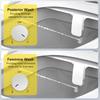 Ultra Slim Bidet Attachment for Toilet Self Cleaning Dual Nozzle Non Electric Bidet Attachment for Feminine Wash