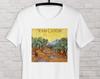 Vincent Van Gogh T-shirt Olive Trees with Yellow Sky and Sun 1889, landscape Painting, nature Aesthetic Tee Art Gift for Art Lover