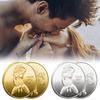Sexy Women Coin Heads And Tails Date Night Coin Metal Double-Sided Lucky