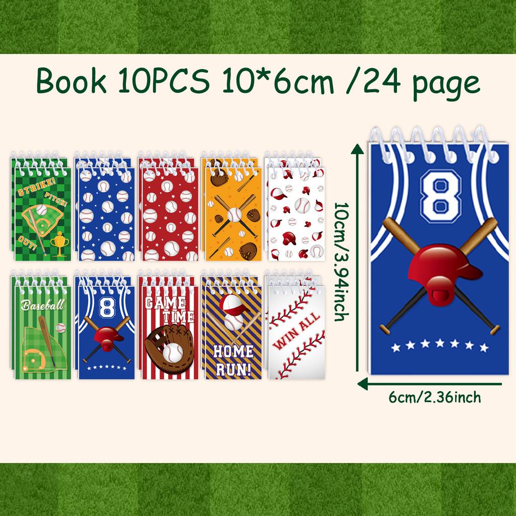 Baseball And Rugby Themed Childrens Notebooks Set With Paper Material For School And Party Decor