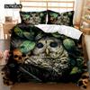 Owl Bedspread Cover Collection Adorable Owl for Kids Boys Girls Adorable Animal Bed Ensemble Bedclothes Full Size Queen Size King Size Size Polyester