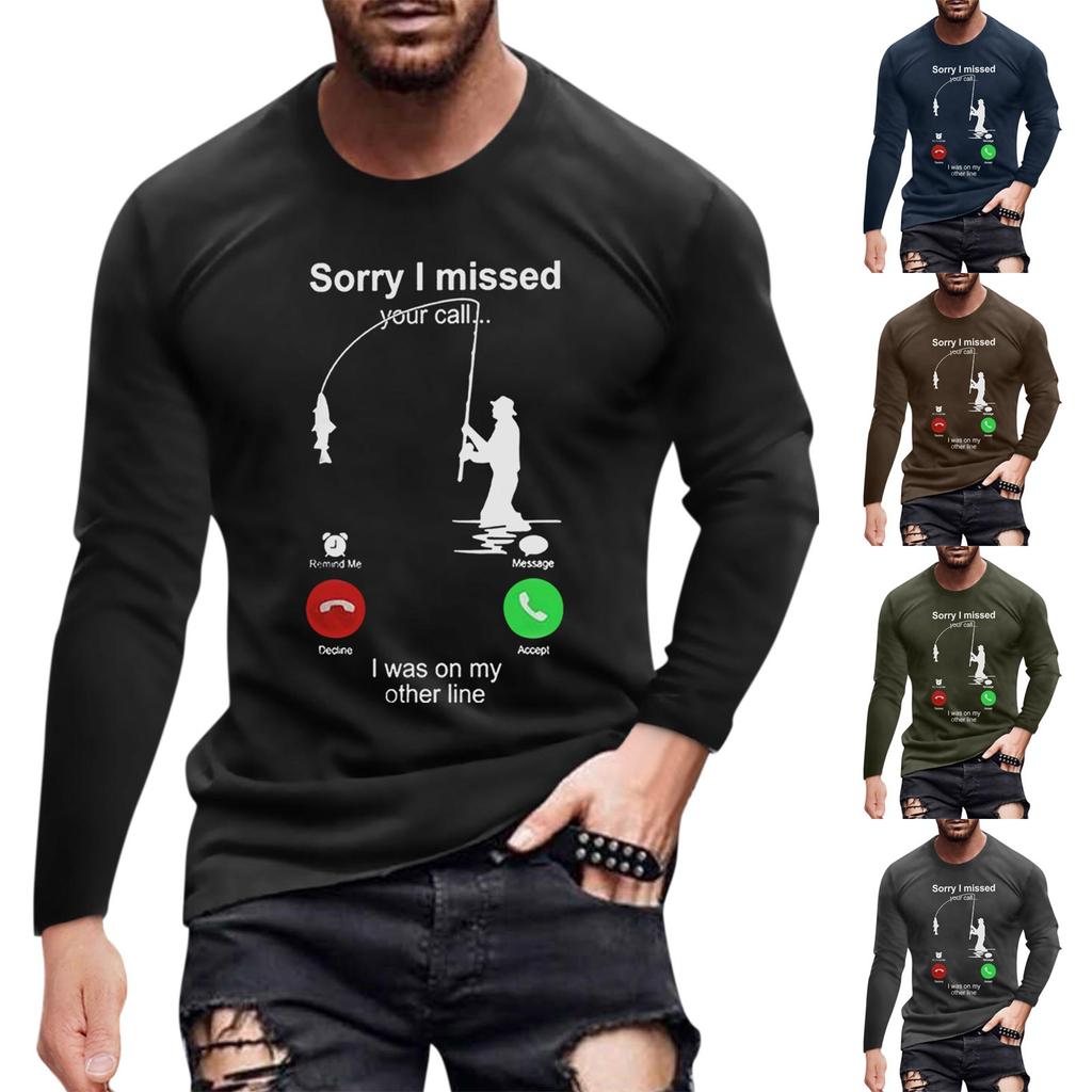 Men's T Shirt Graphic Abstract Neck Clothing Apparel Outdoor Long Sleeve Print Fashion Designer Vintage