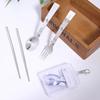 Compact Folding Tablewares Reusable Stainless Steel Spoon Fork Chopstick  Picnic Essentials