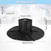 2-Pack Tree Root Winter Covers with Trunk Sleeves, Ground Flaps, Hook-and-Loop Fasteners, and Elastic Cords for Outdoor Use
