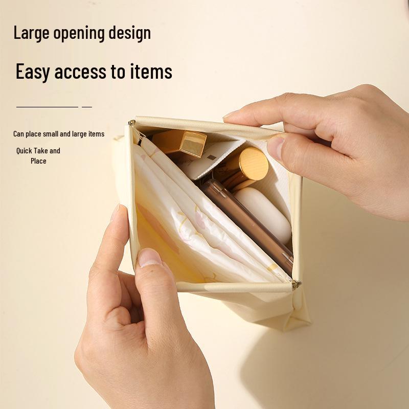 Wodoodporna PU Przenośna Torebka na Słuchawki z Automatycznym Zamknięciem