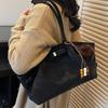 Retro Suede Handbag Bag Women's Autumn and Winter New Korean Version Niche Commuting Large-capacity Shoulder Bag