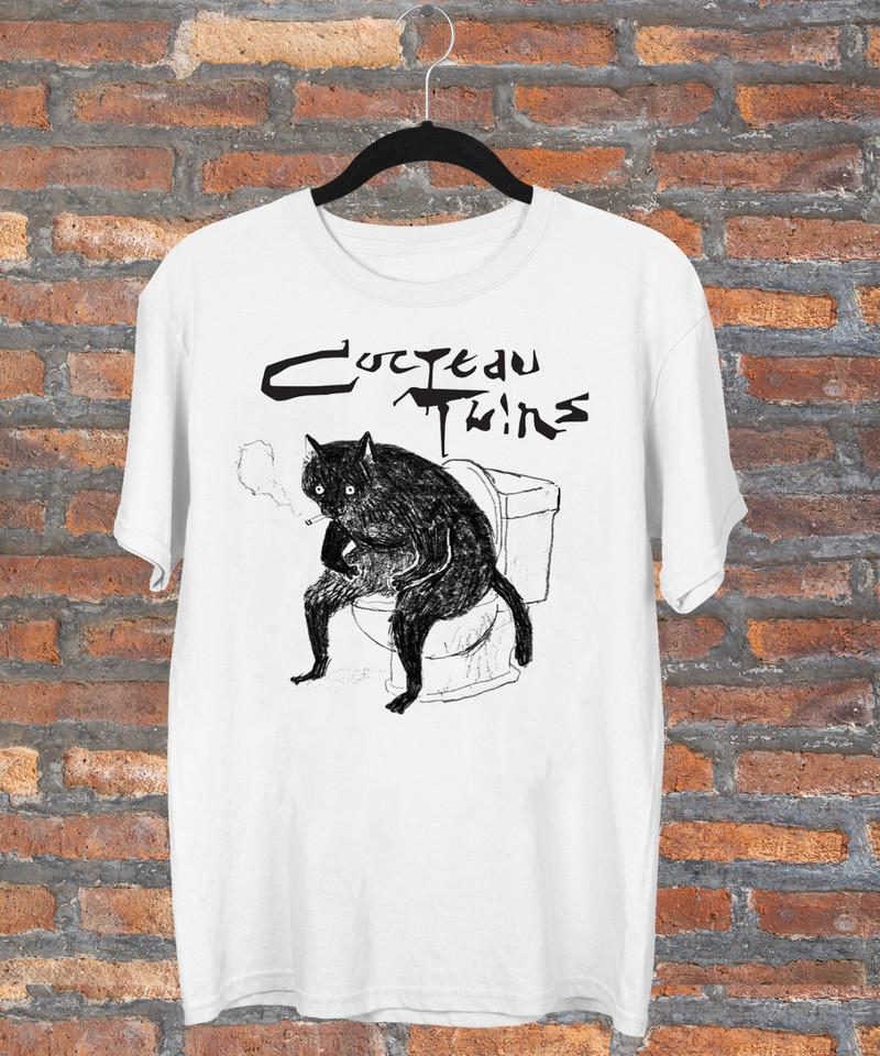Hot Popular Cocteau Twins Band  Funny Cat Shirt White S to 5XL TU461 Unisex T-Shirt XXL