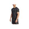 Adidas Heat.Rdy Hiit Comfortable Soft Breathable Fitted Short Sleeve T-Shirt Men Tops Gray Black IV6119